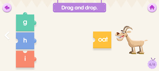 Screenshot of Bricks Phonics