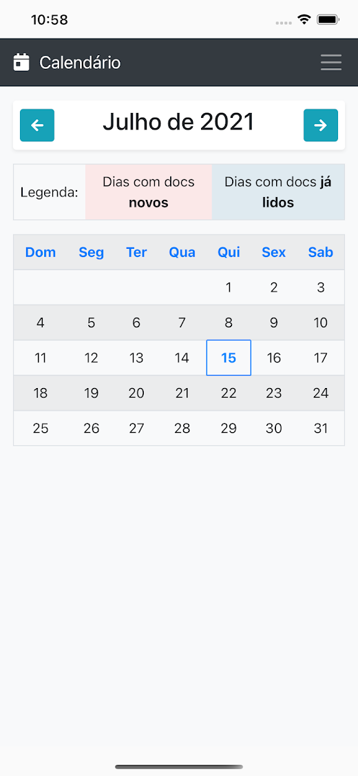 Android application Crescecon Contabilidade screenshot