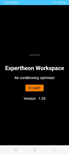 Android application Air conditioning optimizer screenshort