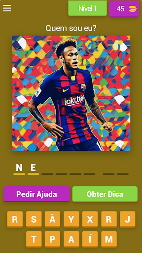 Android application quiz de futebol - brasileirão screenshort