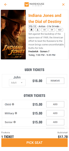 Warehouse Cinemas Screen 3