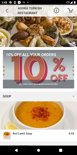 Agora Restaurant Screen 3
