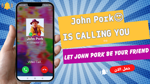 Android application John Pork Calling Video screenshort