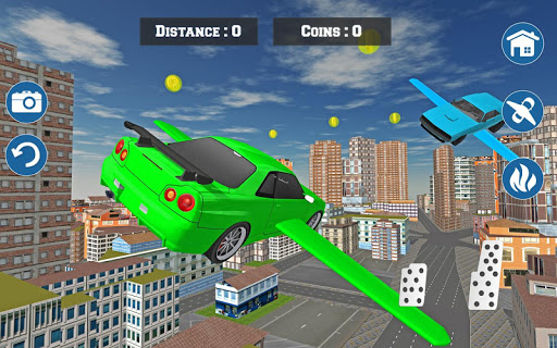 Futuristic Real Flying Car 3D Screen 2