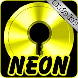 Yellow Neon GO Locker theme icon