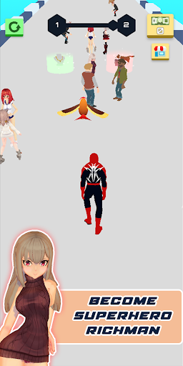 Superhero Rich Man - Boss Run