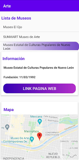 Museos de México Screen 3