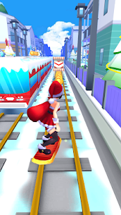 Subway Santa Princess Runner MOD APK v1.1.3 (moedas ilimitadas/desbloqueado todos os personagens) – Atualizado 2022 4