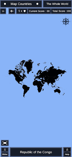 Map Countries Screen 3