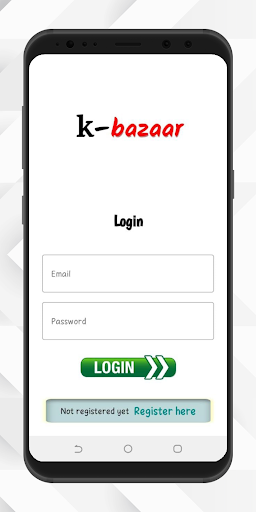 Android application K Bazaar screenshort