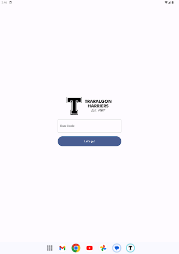 Traralgon Harriers Run Manager Screen 3