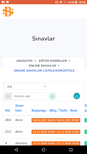 Android application Sarmal Okul screenshort