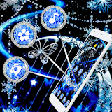 Blue Sparkle Diamonds Theme for Sailor Moon icon