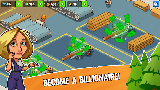 Lumber Inc Tycoon MOD APK (Unlimited Diamonds) 6