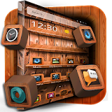 Wooden Touch Launcher icon
