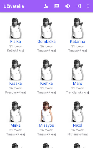 Android application Slovenská zoznamka screenshort