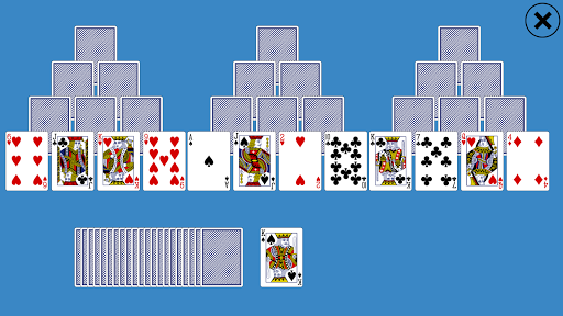 Android application Classic TriPeaks Solitaire screenshort