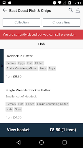 East Coast Fish & Chips Screen 2
