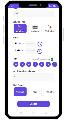 Android application Acsqua screenshort