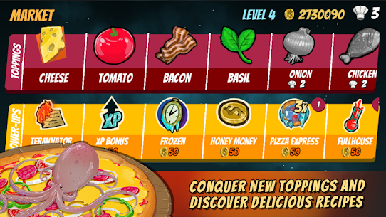 Pizza Mania: Cheese Moon Chase Mod Apk Download 4