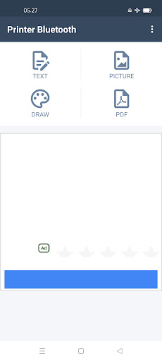 Android application Printer Bluetooth screenshort