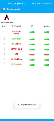 DG Controller Screen 2