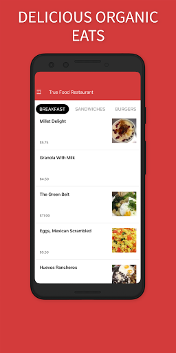 Android application The Wild Radish screenshort