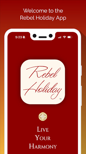 Android application Rebel Holiday LiveYour Harmony screenshort