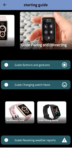 Android application Honor Band 6 App|Guide screenshort