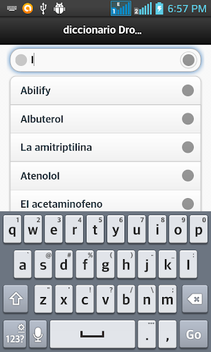 Diccionario Drogas Screen 2