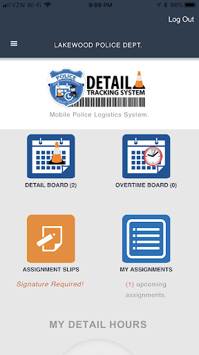 Police DTS Screen 2