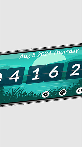 Flip Clock - Desk Clock Screen 2
