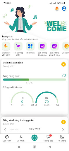 Android application ES Monitoring screenshort