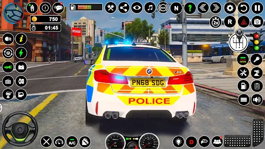 警察 警官 車 運転 シム 3D