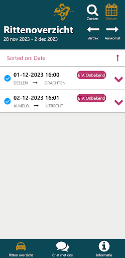 Android application Munckhof COA screenshort