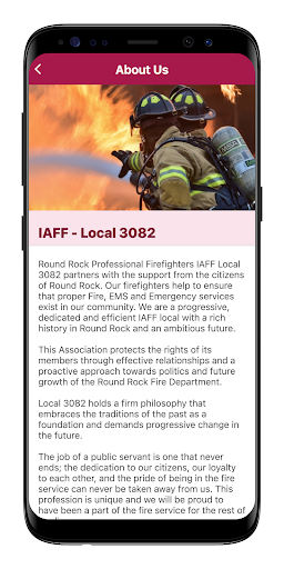 IAFF 3082 Screen 2