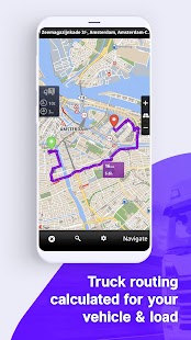 Sygic Truck GPS Navigation & Maps Screenshot