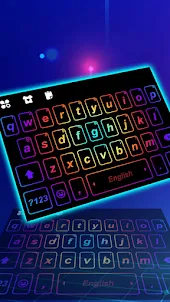 LED Gradient Keyboard Backgrou