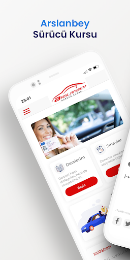 Android application Arslanbey Sürücü Kursu screenshort