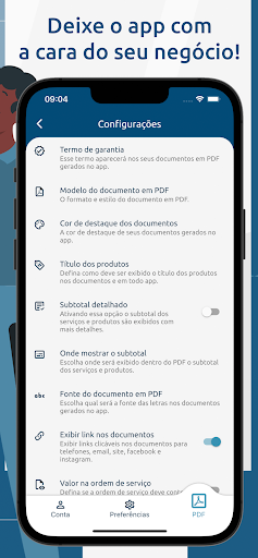 Orçamentos, Recibos e Clientes Screenshot 4 - AppWisp.com