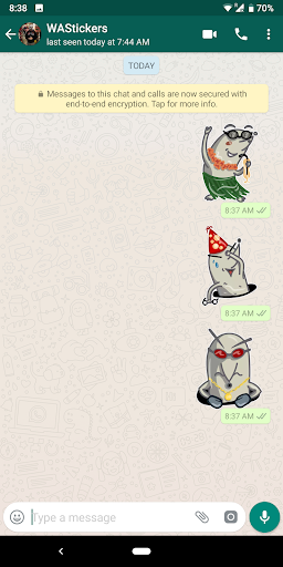 Mole stickers for WhatsApp Screen 2