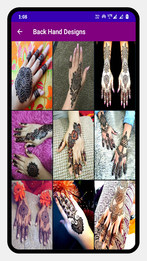 Beautiful Mehndi Designs Screen 2