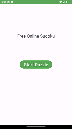 Android application Sudoku Puzzles screenshort