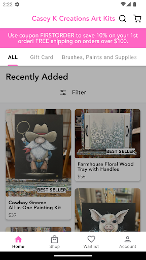 Android application Casey K Creations Art Kits screenshort