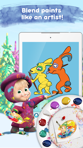 Masha and the Bear: Coloring 1.7.7 screenshots 3