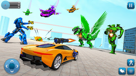 Limo Dino Car Robot Game 1.0 APK + Mod (Unlimited money) إلى عن على ذكري المظهر