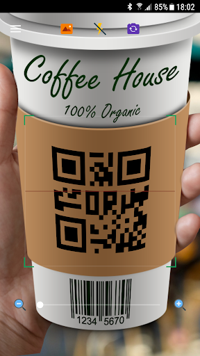 Android application QR Code Reader screenshort