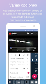 Captura de Pantalla 7 LingoTube - subtítulo doble android