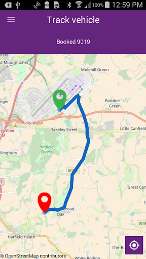 Android application 24x7 - Stansted Airport Taxi screenshort