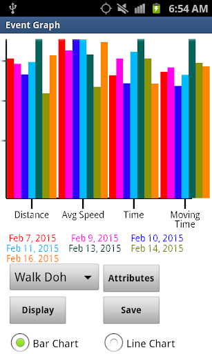 gpsMeasure Screen 3